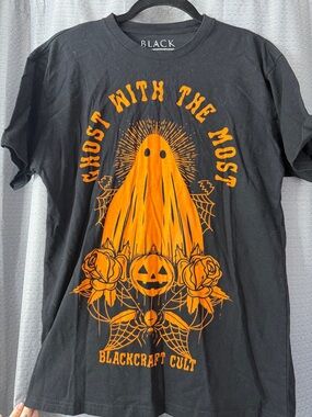 Blackcraft Cult "Ghost With The Most" Short Sleeve Tee - Black/Orange